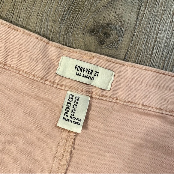 NWOT Forever 21 Los Angeles Blush Button-up Skirt - Picture 5 of 5